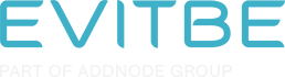 Evitbe logo negative